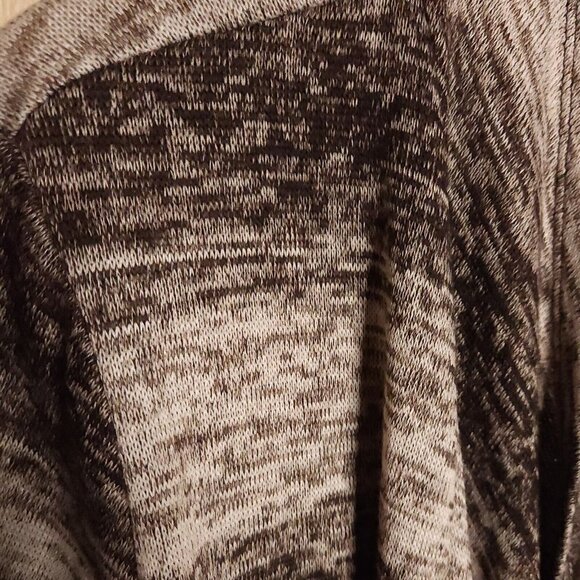 Signature Studio Plus Brown Tan Open Front Cardigan Sweater 1X - Picture 3 of 6